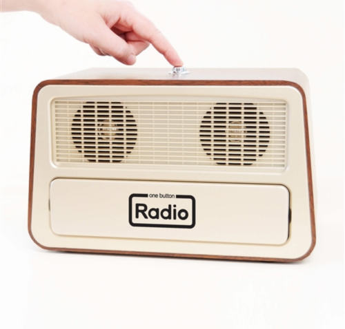 En-knappsradio